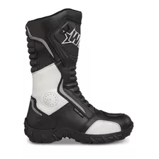 Botas Biker Hombre Motociclista Workland 76227 Negro Blanco