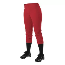 Pantalón Corto Para Dama Softbol Color Rojo Talla M-74 Cm