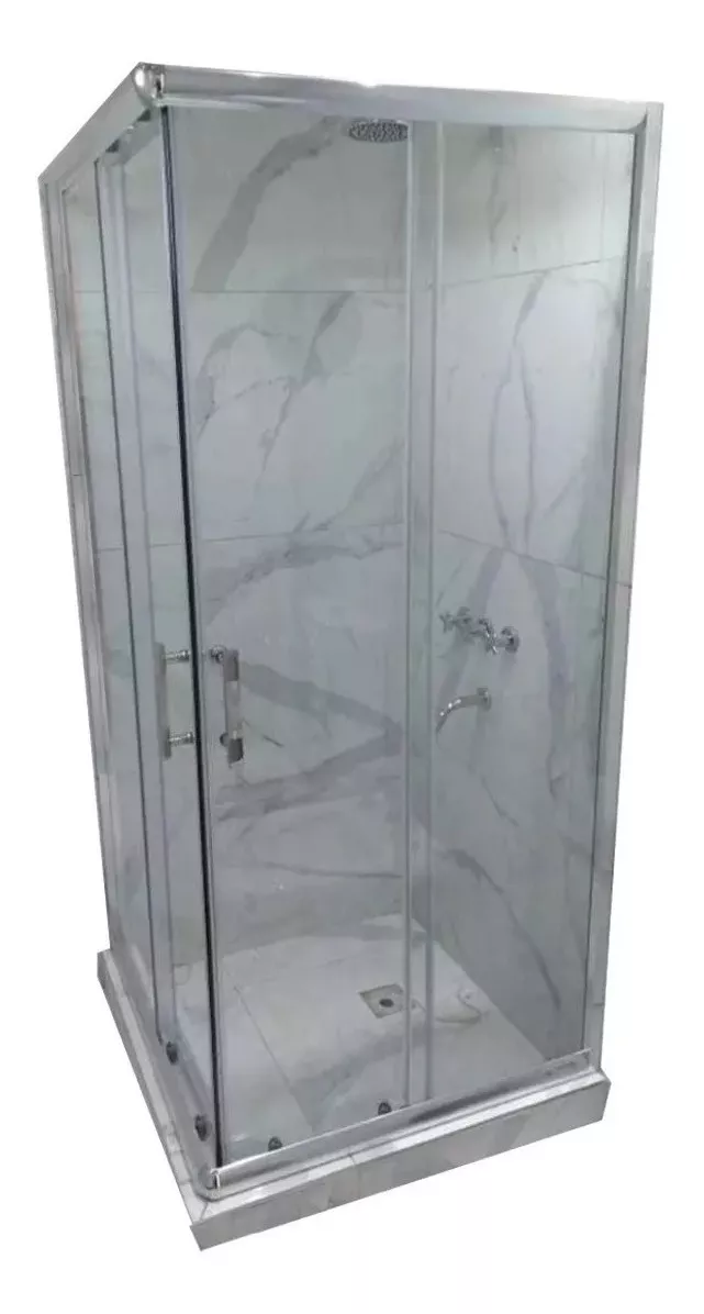 Box Ducha Cabina 70x70 Cm Transparente Vidrio 5 Mm Templado
