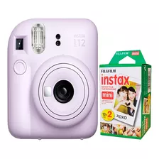 Camara Fujifilm Instax Mini 12 Lila + Pack De 20 Peliculas