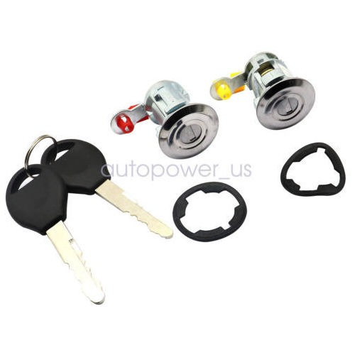 1pair Door Lock Cylinder With Key For Nissan Altima Gxe  Tta Foto 2