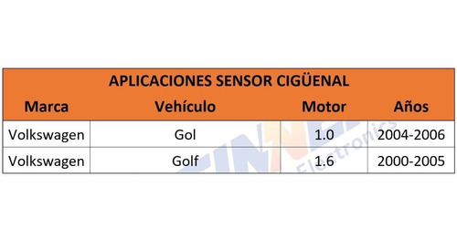 Sensor Cigeal Volkswagen Gol 1.0 Golf 1.6 Foto 5