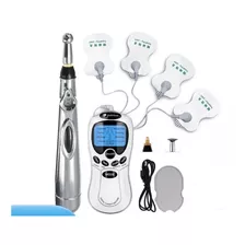 Electroestimulador Digital Tens 4 Parches Lapis Fisioterapia