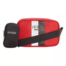 Morral Para Hombre Guess Striped Camera Crossbody