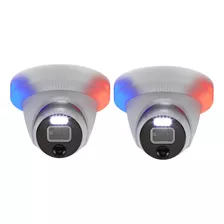 2 Pack Swann Cam 4k Domo Swpro-4kder Extra P/ Dvr Color Blanco