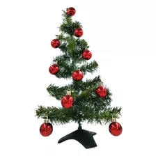 3pack Arbol Navideño 40cm Con 30 Esferas Para Oficina