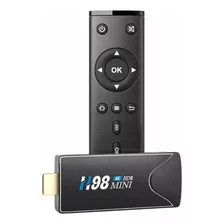 Mini Stick Tv 4k H98, Android 10, Wi-fi 2.4g/5.8g