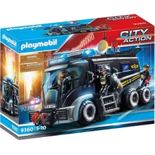 Playmobil® Vehiculo Policia Con Luz Led Y Sonido Intek 9360