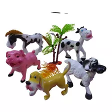 Kit Brinquedo Animais Da Fazendinha Animado Uma Fofura !