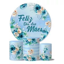 Trio Capas Cilindros + Painel Temas Dia Das Mães Veste Fácil