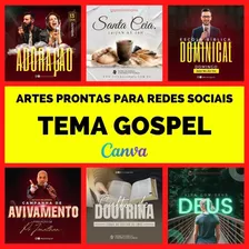 80 Artes Gospel Para Redes Sociais: 100% Editáveis Com Canva