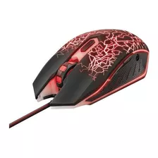 Mouse Gamer Trust Izza Gxt 105 2400 Dpi 6 Botones Negro