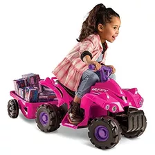 Huffy Kids Electric Ride On Car Mini Quad, Hot Pink