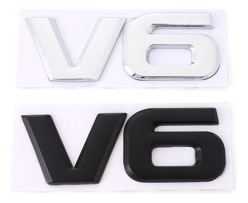 Para Para Bmw Kia Nissan Toyota 3d Metal V6 V8 Logo Sticker Foto 3