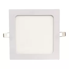 Plafon Led De Embutir Quadrado 12w 3000k Bronzearte Llum