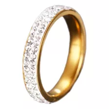 Anillo Piedras De Zirconio Elegante Para Mujer