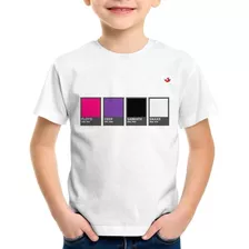 Camiseta Infantil Rock Color Guide