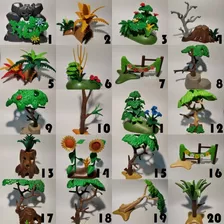 Playmobil Plantas Diorama Rocas Arboles Cuevas Vegetacion