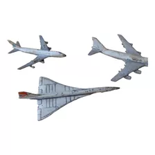 Aviones Coleccion Escala Lote Boenig Concorde Antiguo Hong