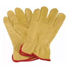 Guantes De Trabajo De Cuero De Vaca De Grano Completo Hardy 