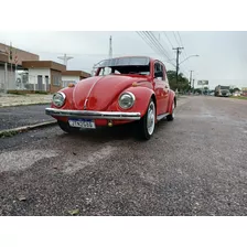 Adquir Seu Clásssico - Volkswagen Fusca 1300l Vermelho 1975 