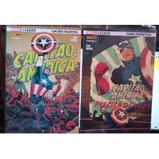 Capitão América Marvel Legado Volume 1 E 2 Lar Dos Valentes