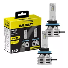 Par Lâmpada Haloway Led H11 12/24v 24w 6200k Pgj19-2