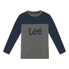 Playera Clasica Lee Manga Larga Niño C40