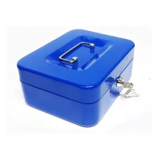 Cofre Porta Valores Caja Dinero Monedero Azul Nº 2 D10