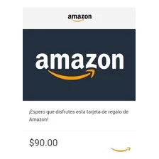 Tarjeta Amazon Gift Card 90 Dólares Usa - Código Original