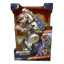 Dino Robot Adventure Force Titanium Luces Y Sonido 