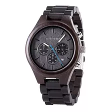 Reloj De Madera Bobo Bird Gt032 Ébano Extensible Cronógrafo