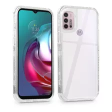 Funda Para Moto Motorola Uso Rudo Alto Impacto Transparente