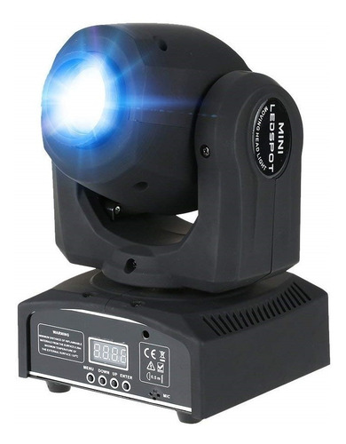 Cabeza Movil Led 60w Dmx Alta Velocidad Gobos Multicolor