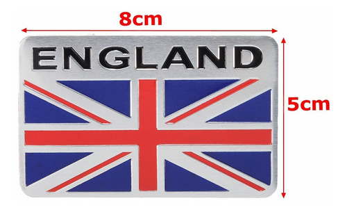 Emblema Rectangular Inglaterra Mini Cooper Land Rover Jaguar Foto 2