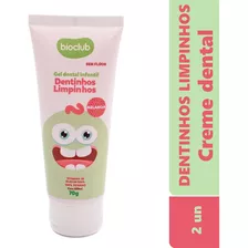 2uni Gel Dental Infantil Sem Fluor Vegano P/ Bebes Crianças