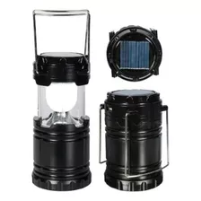 Farol Camping Led Recargable Solar Y Pilas Pesca Linterna