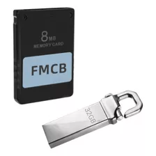 Pendrive 32gb Con Juegos Ps2 + Memory Card 8mb Free Mcboot