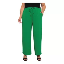 Calça Feminino Duna Alfaiataria Cintura Alta Cores Moda