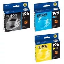 Kit 03 Cartucho Tinta Original Epson 196 T196 Xp204 Xp401 