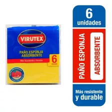 Paño Esponja Virutex Ultra Absorbente 6 Un