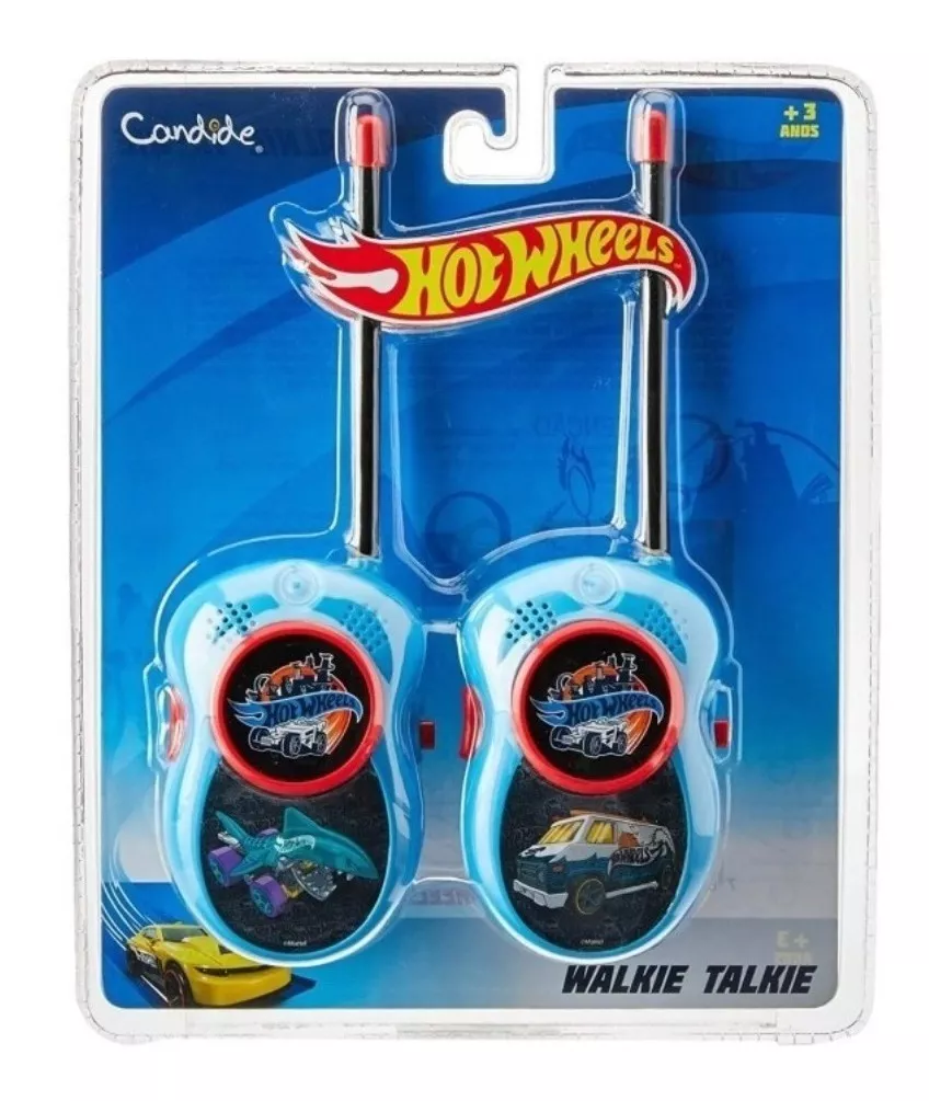 Walkie-talk Hot Wheels Rádio Brinquedo Original Candide 