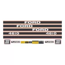 Decalque Faixa Adesiva Trator Ford 4610