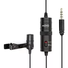 Movo Lv1 Lavalier Lapel Clip On Microphone Para Cámaras, Vid