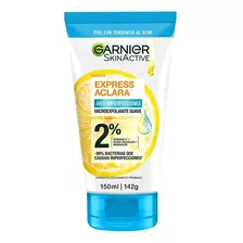 Gel Limpiador Profundo Anti-imperfecciones Garnier Express Aclara Día/noche Para Piel Acneica De 150ml/142g 18+ Años