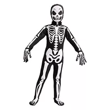 Spooktacular Creations Disfraz De Esqueleto De Piel Infantil