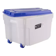 Caja Oganizador Con Ruedas 42,5x44,5x56,6 Cm 56 Litros