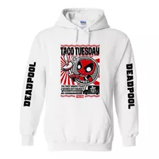 Sudadera Tipo Hoodie - Deadpool Tacos Tuesday
