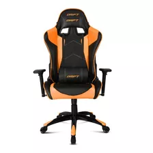 Silla Gamer Drift Dr300 ,polipiel, Color Black/orange