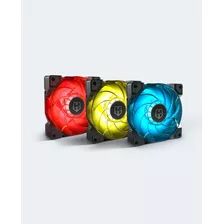 Pack 3 Ventiladores Nox Hummer H-sync Rgb - Curiteck